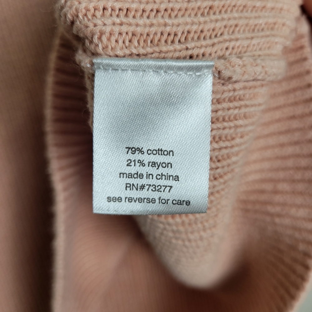 Elizabeth and James Ribbed Knit Tank Top in Light Pink - Picture 6 of 6